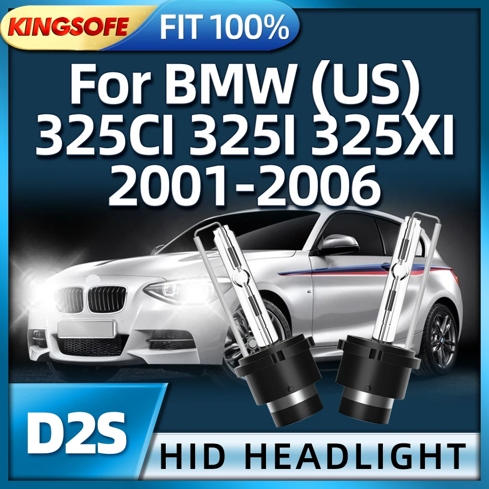 

Ксеноновая лампа Roadsun 2X D2S, фара 6000K для BMW (US) 325CI 325I 325XI 2001 2002 2003 2004 2005 2006