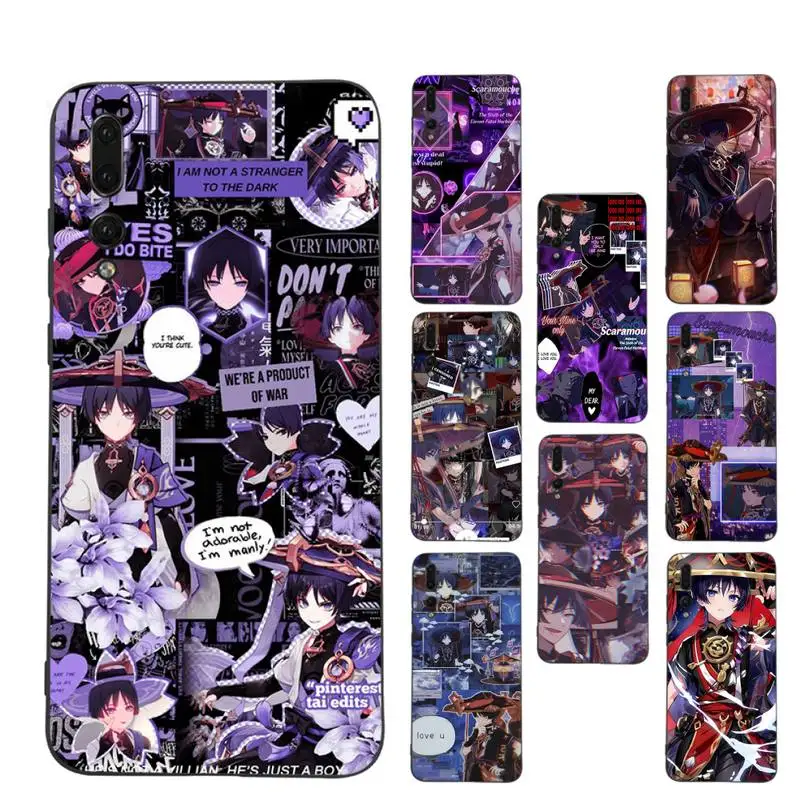 

Scaramouche Genshin Impact Phone Case for Huawei P30 40 20 10 8 9 lite pro plus Psmart2019