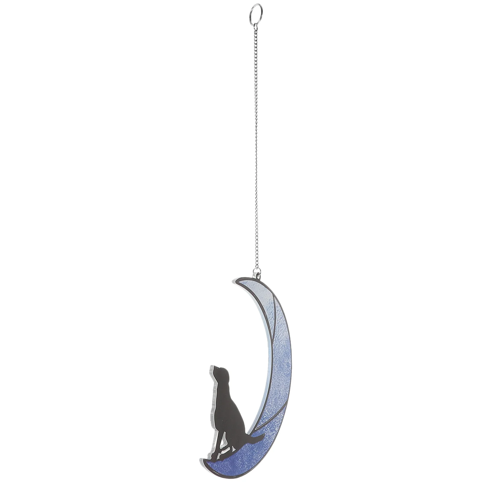 

Window Hanging Stained Acrylic Suncatcher Stained Acrylic Moon Dog Shaped Suncatcher Decor