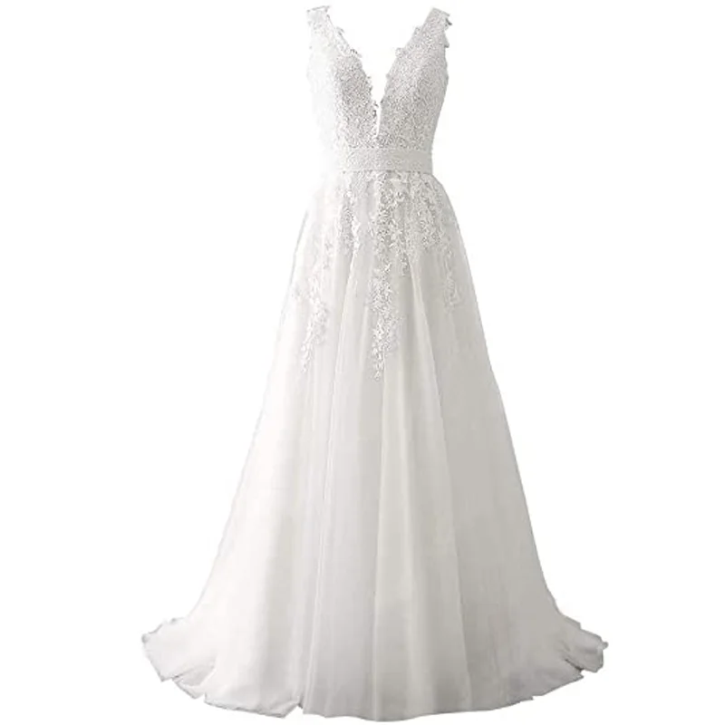 

Белое Тюлевое платье цвета слоновой кости для выпускного вечера 2022 с кружевной аппликацией и бисером на талии robe de Party de mariage