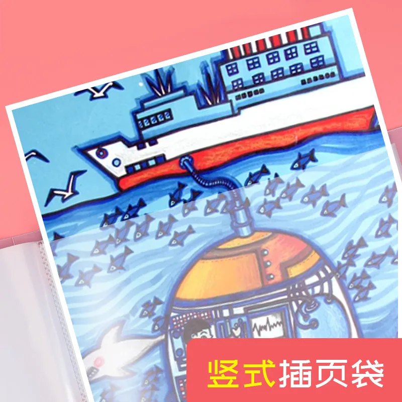 Папка с информацией о объеме алмазной живописи Детская сумка для хранения