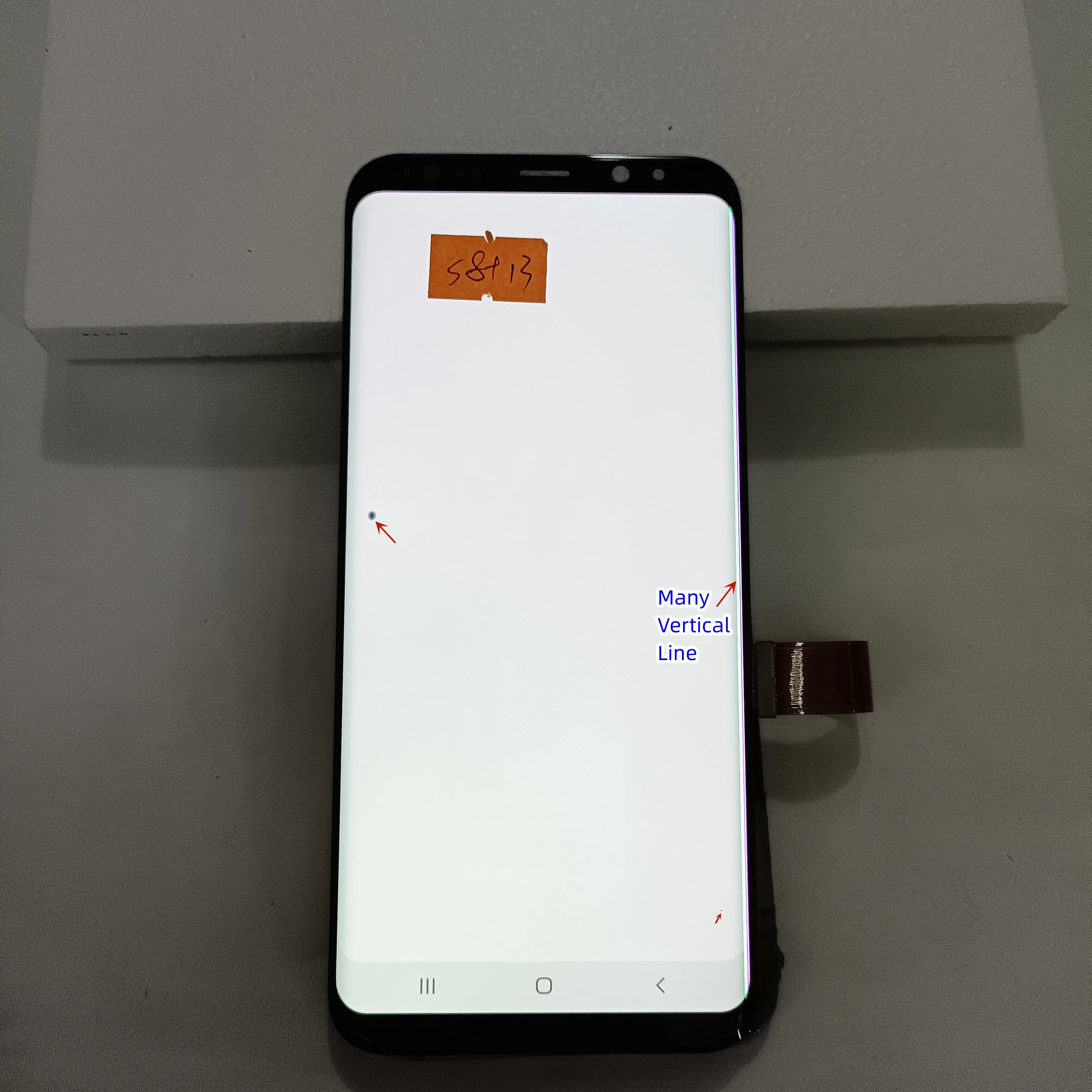 Оригинальный дисплей для Samsung Galaxy S8 Plus G955 G955F ЖК-дисплей с рамкой + сенсорным