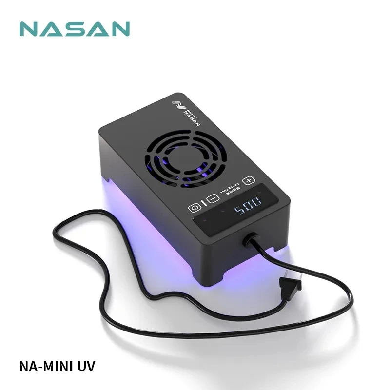 

NASAN NA-MINI UV Glue Curing Lamp for Mobile Phone Screen Maintenance Portable Motherboard Repair Green Oil Cured Lamp Tool