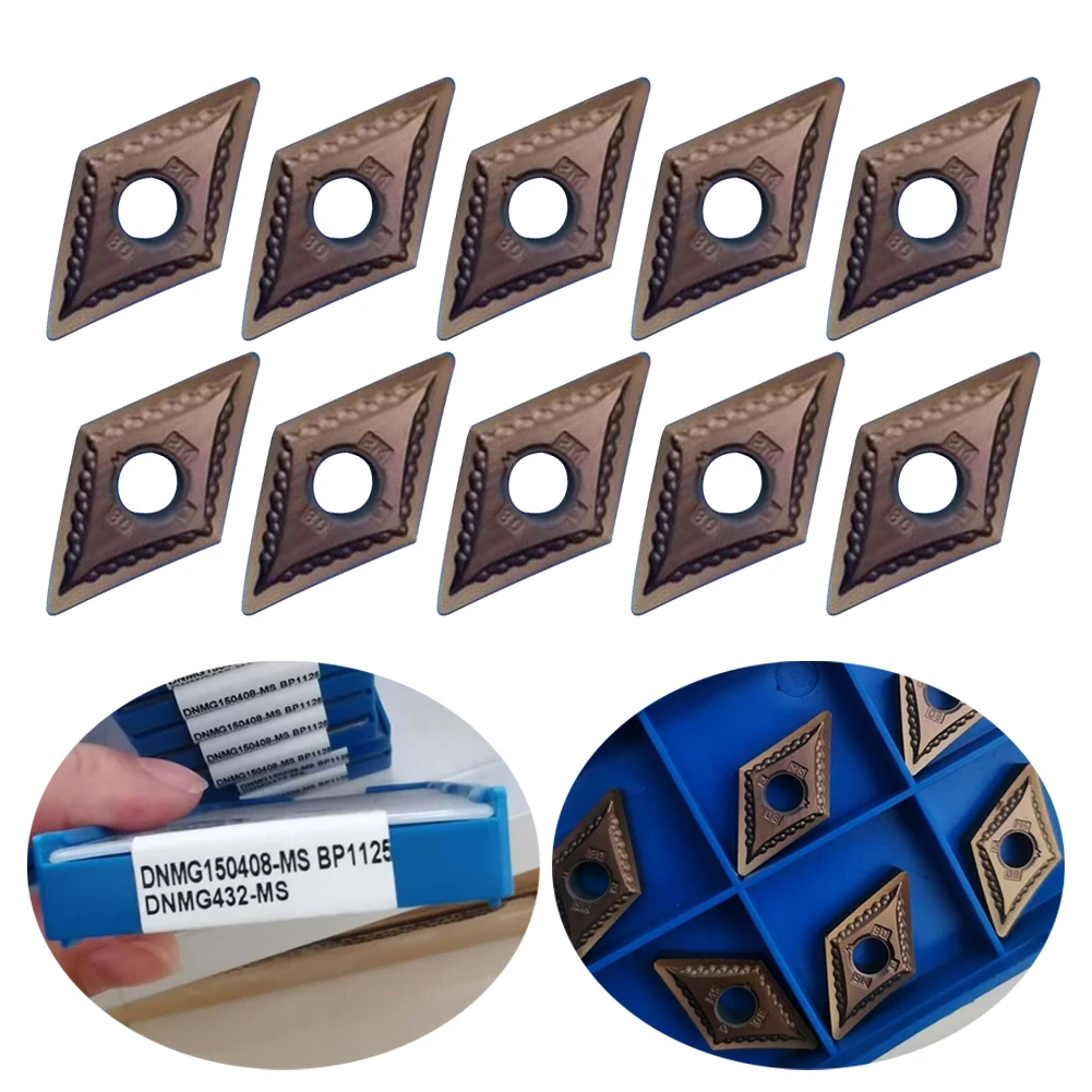 

Tool DNMG150408 -MS Insert Machining 10pcs Accessories Carbide Inserts