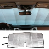 for 2012 2020 toyota tundra car styling car windshield sunshades sun shade covers front window visors car trim protection pieces