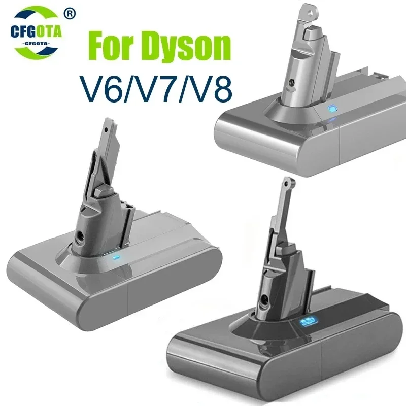 Фото 21,6 В для батареи Dyson V6 V7 V8 SV09 SV11 SV10 SV12 DC59 Absolute Fluffy Animal Pro пылесос перезаряжаемые батареи №1