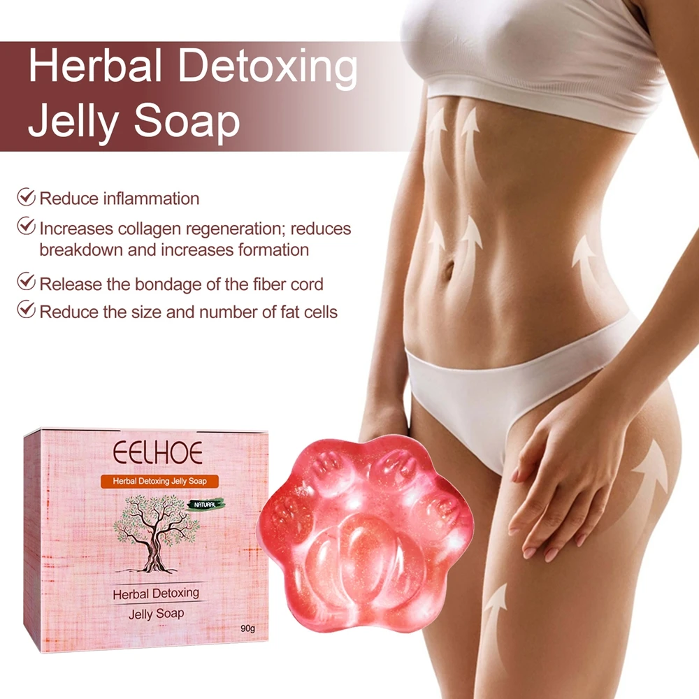 

Herbal Slimming Jelly Soap Detox Weight Loss Fat Burning Soap Cleaning Skin Waist Shaping Body Moisturizing Belly Firming Skin