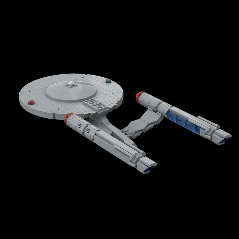 Фото Набор для сборки модели космического корабля Star Trek: Конституция и Энтерпрайз (322 детали), конструктор MOC, подарочный набор для демонстрации №1
