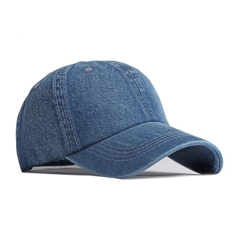 Men Denim Baseball Cap Hat Blank Dad Caps Men Cool Cap Casual Denim Jeans Wear Blank Cap Men Cool Hat Caps for Men Dad