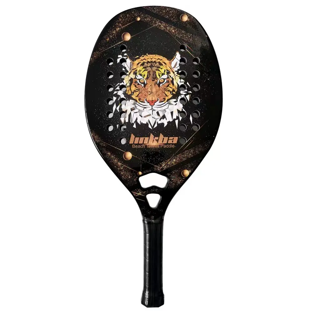 In Stock Full Carbon Fiber Rough Surface Beach Tennis Racket High Quality 2022 Adult Training Recreation