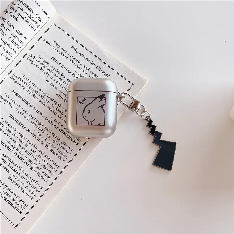 Pokemon Pikachu Matte Electroplating AirPods3 Generation Pro Headphone Protective Shell 1/2 Chain Pendant Anime Peripheral Toys |