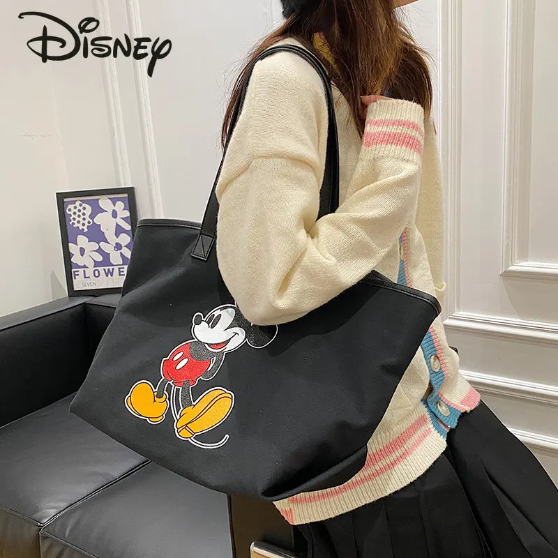 Disney Mickey's New Popular Women's Bag Fashion High Quality Shoulder Bag Large Capacity Multi Functional Leisure Shopping Bag