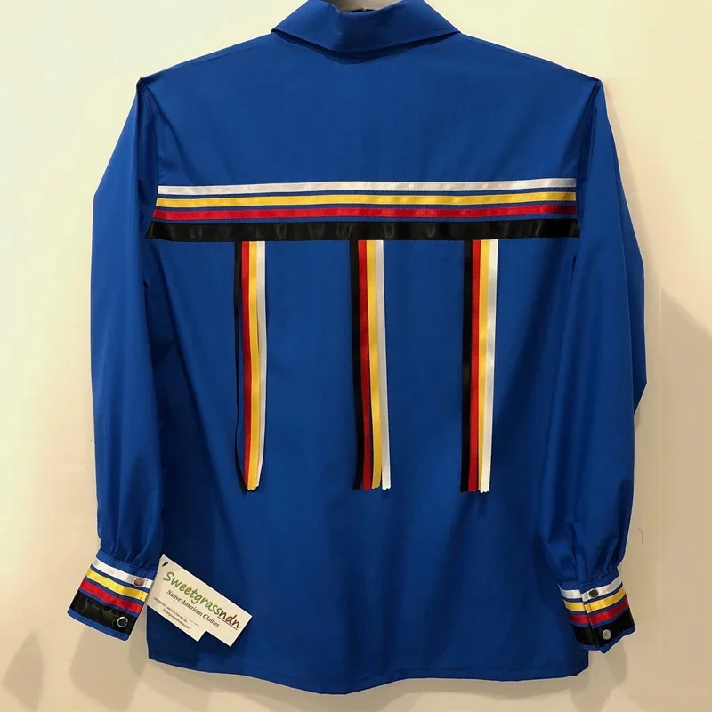 Beautyblue рубашка с лацканами для женщин новая мода индейская релия традиционная