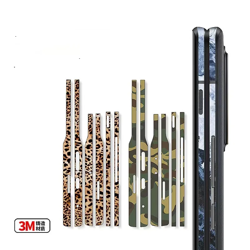 

2022 For VIVO X Fold Frame Film Wrap Stickers Decal Skin Camouflage 3M Material Side Film Protector Sticker