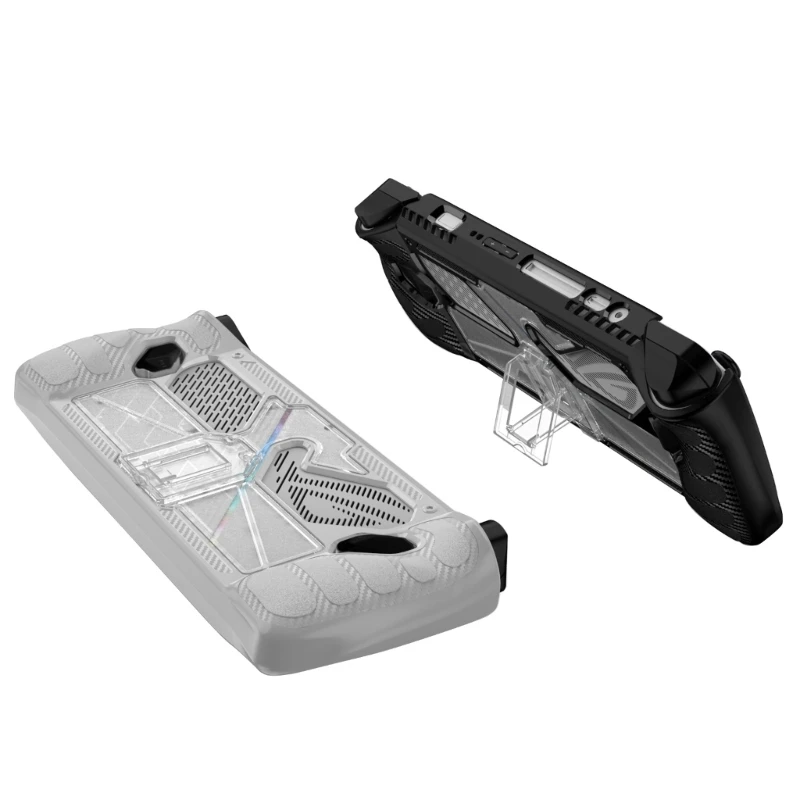 

Ergonomic Design PC+TPU Case Protectors for RogAlly Game Console Non-Slip Protective Cover with Bracket Design 95AF