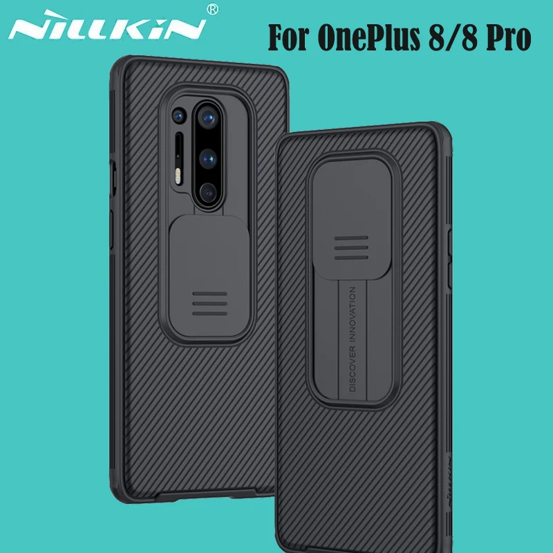 

For OnePlus 8 Pro Case One Plus 8 Pro Cover NILLKIN CamShield Pro Slide Camera Protect Privacy 1+8 Back Cover For OnePlus 8