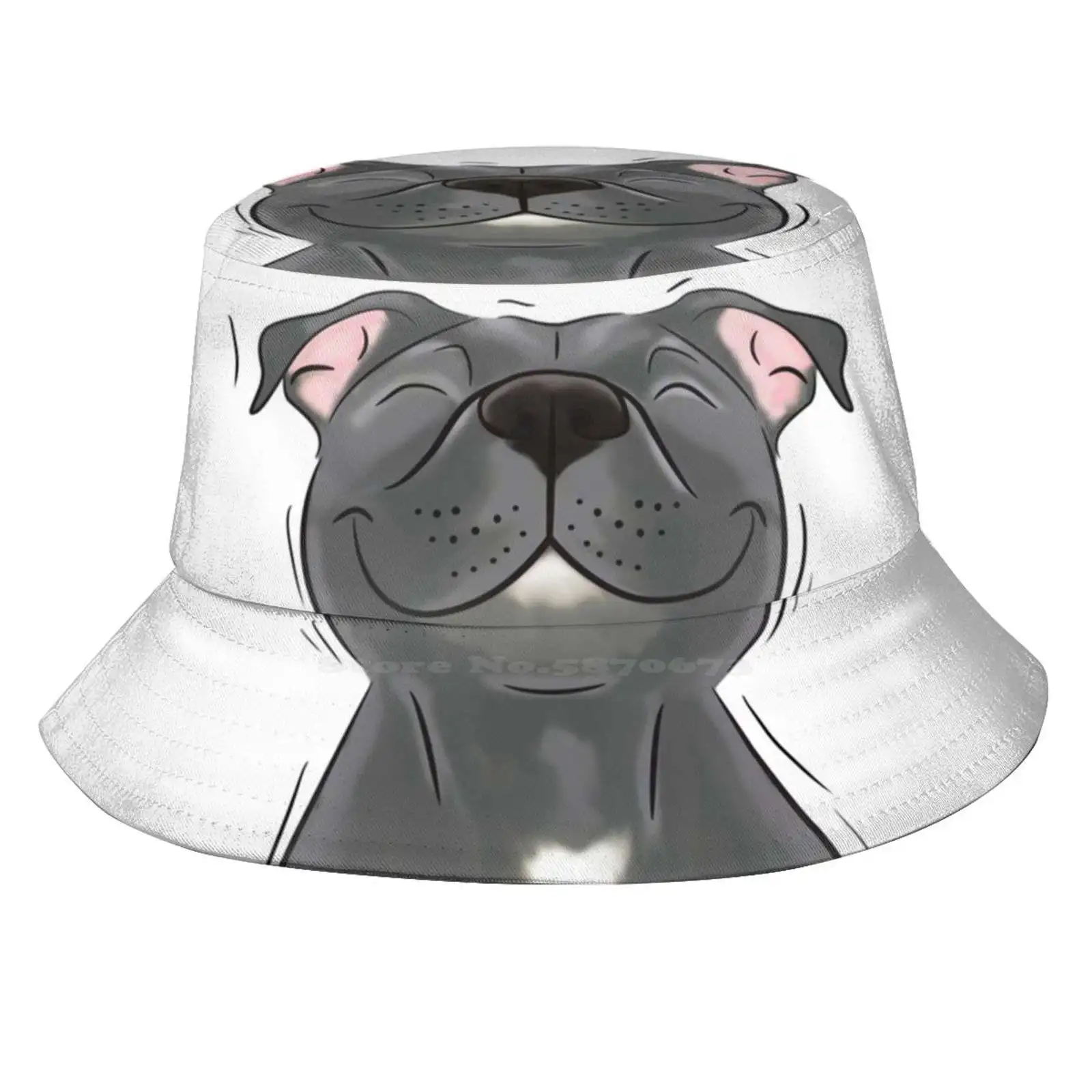 Улыбающаяся синяя шапка Стаффорда (Стаффорд) СТАФФ любовь Солнцезащитная рыбака