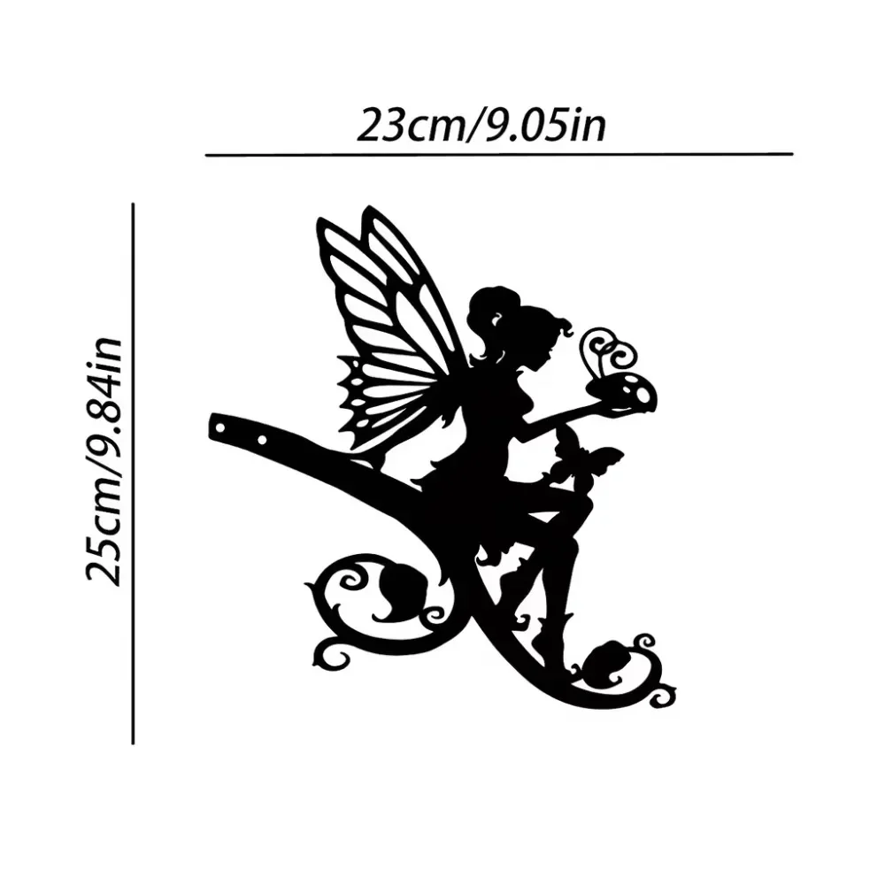 Очаровательная Металлическая Бабочка Декоративный Садовый Кол Уличный Двор