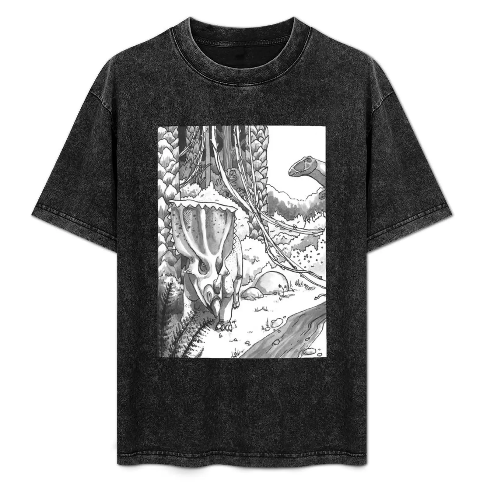 Футболка с динозавром летние топы рубашки графическим рисунком Мужская футболка