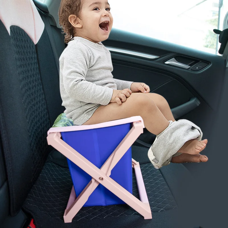 

Multifunction Baby Travel Toilet Foldable Portable Car Children's Toilet Trash Can Seat Adults Emergency Bathroom Travel Goods