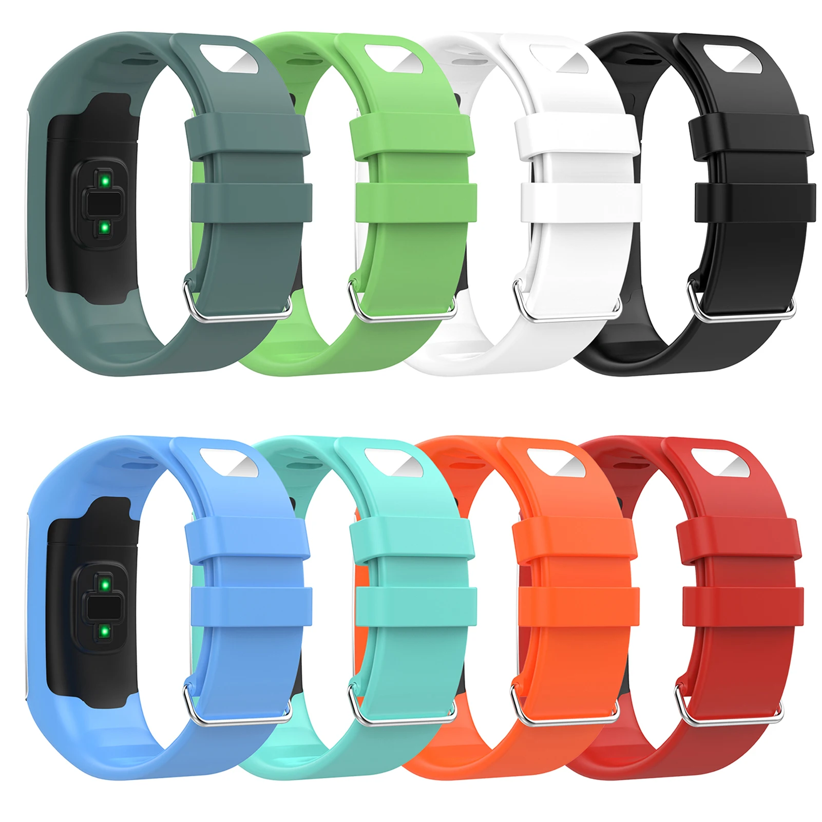 

Smart Watch Wrist Band Replacement ForPolar A360 A370 Watch Strap Soft Silicone Replacement Waterproof Durable