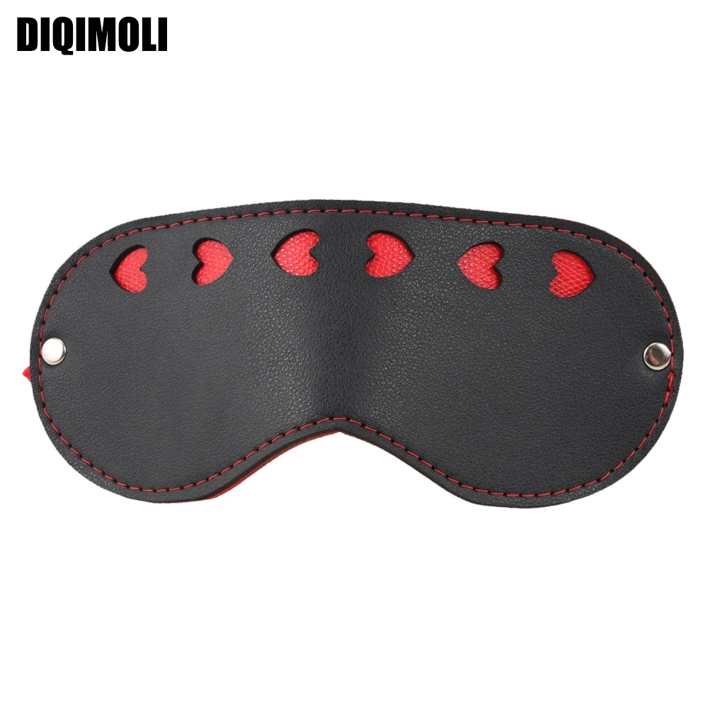 Секс-товары флирт для пар маски БДСМ бондаж эротические секс-игрушки кожаные