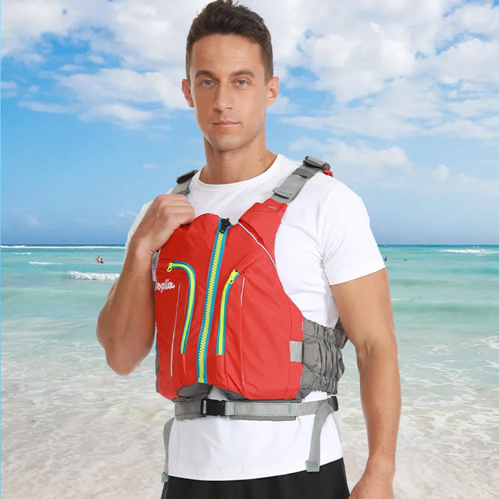 2023 New Water Sports Adult Swimming Lifejacket Safety Buoyancy Vest Professional Surfing Motor Boat Rowing Fishing Lifejacket