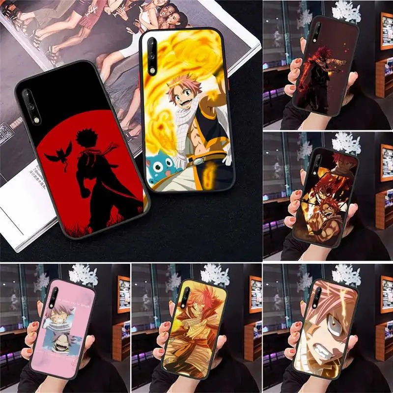 

Fairy Tail Natsu Dragneel Phone Case for Huawei mate 9 10 20 20X 30 40 pro lite Fundas cover