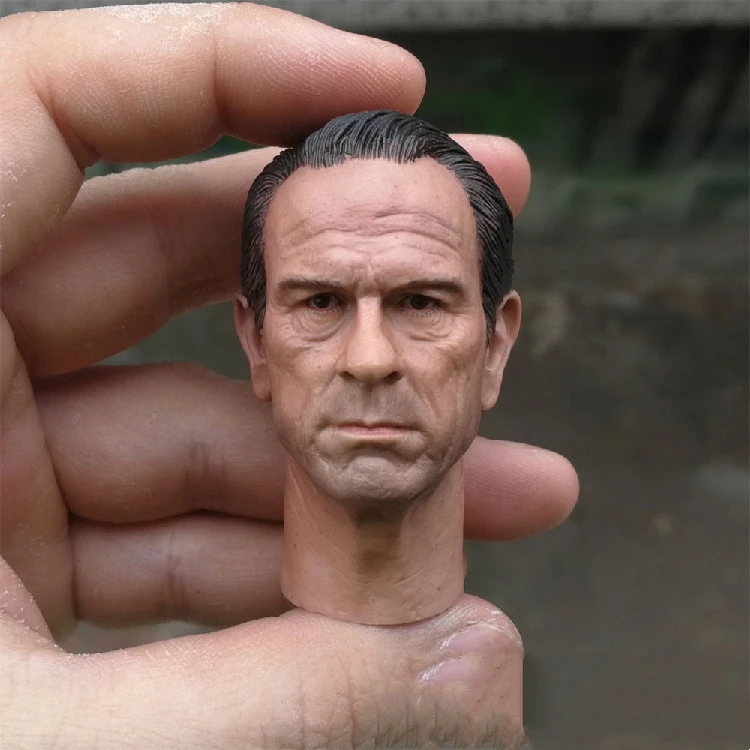 

Фигурка Томми Ли Джонс SWAT, вырезанная голова, масштаб 1/6, сделай сам, 12 дюймов, кукла