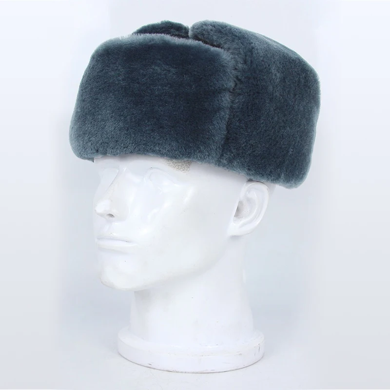 Русская Шапка Ushaka Фэн тактическая утепленная шапка из хлопка мягкая серая зимняя