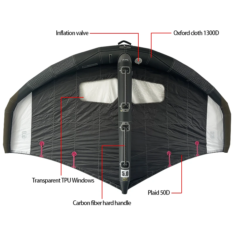 Внешняя искусственная фольга 4 м 5 OEM независимая подушка безопасности устойчивая