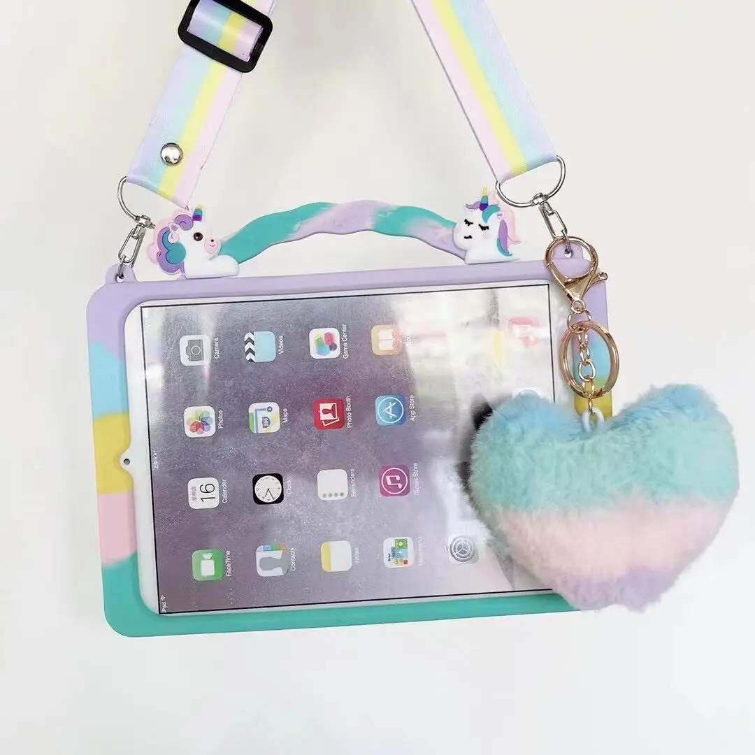 

Cartoon Unicorn Kids Case for Samsung Galaxy Tab A7 10.4 T500 A 10.1 T510 T290 A8 10.5 Silicone Cover Tab S6 Lite P610 T220 Case