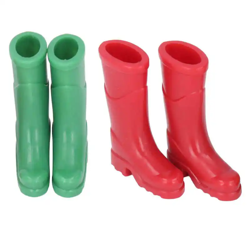

Дождевые сапоги для кукольного домика, декоративные сапоги для дождя для кукол 1:12, мини долдус для детей