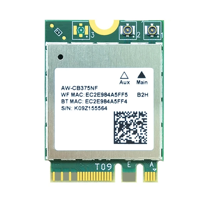 

K92F Двухдиапазонная мини-карта PCIE RTL8822CE BT5.1 2,4/5 ГГц 1200M WLAN Wi-Fi Стандартный Wi-Fi адаптер
