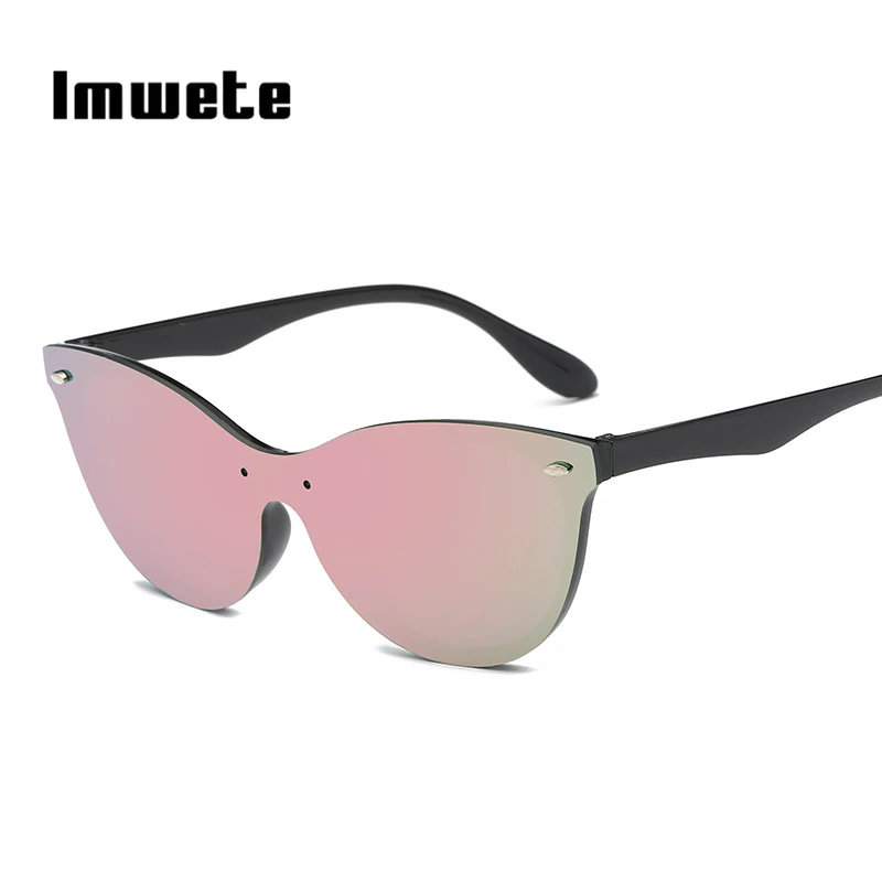 

Imwete Новые солнцезащитные очки для мужчин и женщин, солнцезащитные очки кошачий глаз, искусственные очки, модные городские простые очки, очк...