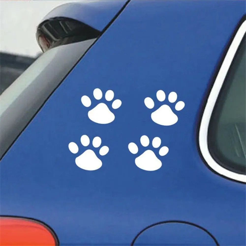 Car stickers New Decals Creative Personality Prints Footprint Cute Cat Paw Sticker PVC 15cm | Stickers