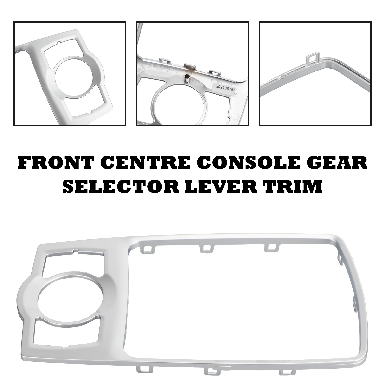 Рамка передней консоли Artudatech 4L0864260A Серебристая для Audi Q7 2007-2014 автомобильные