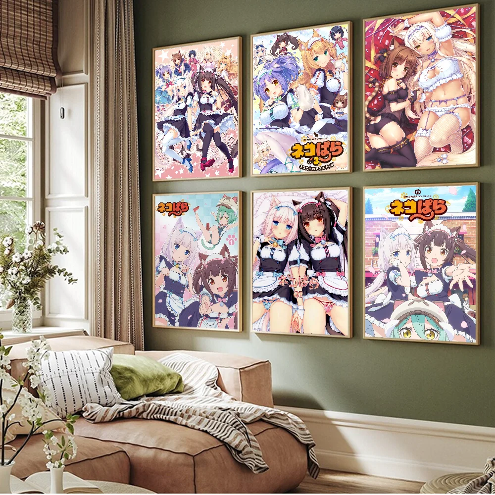 Аниме Nekopara хорошее качество принты и постеры HD плакат настенная живопись