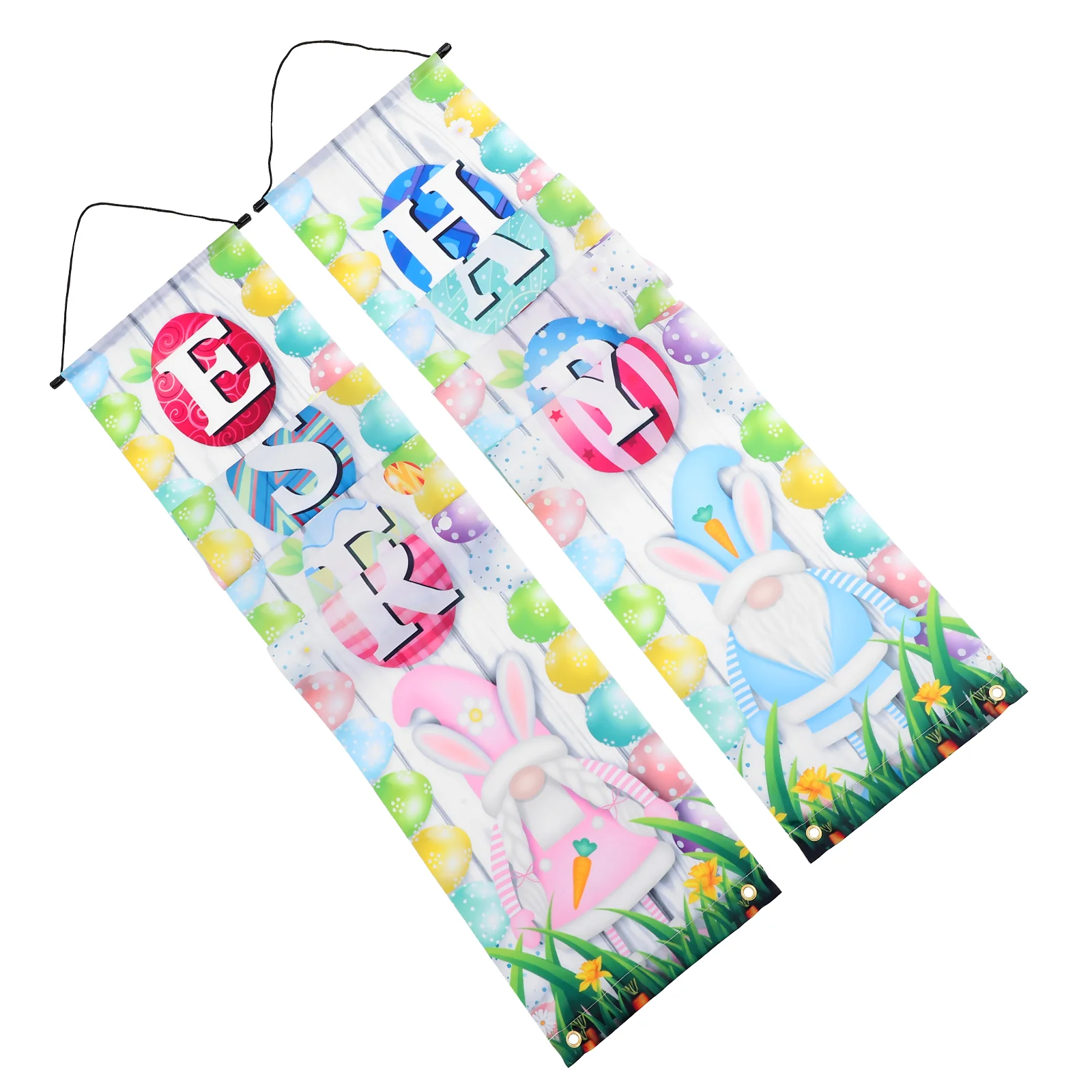 

Easter Banner Door Hanging Decoration Festival Sign Themed Couplets Home Porch Signs Party Ornament