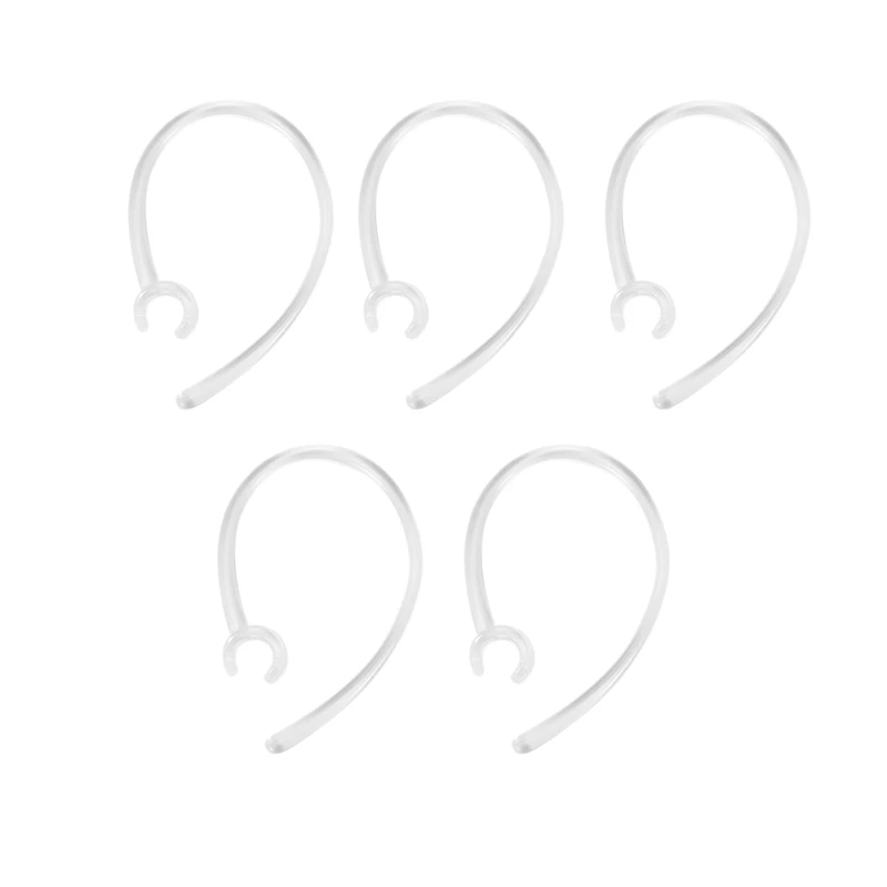 

5x Universal Small Clamp Bluetooth Ear Hook Loop Clip Replacement Clear