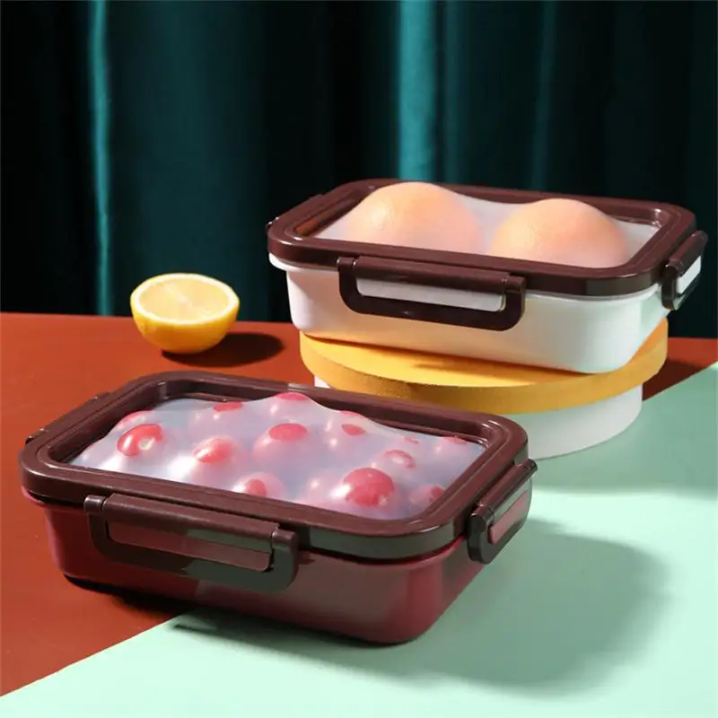 

Fruit Sealing Jar Food Grade Containers Lunch Box With Lid Refrigerator Storage Box Stackable Food Storage Container