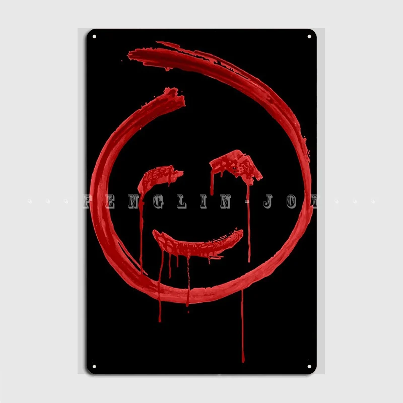 

Red John Symbol Metal Sign Club Home Wall Personalized Plaques Tin Sign Poster