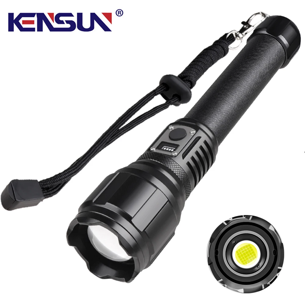 

Мощные фонарики XHP360, аккумуляторная лампа, фонарик с зумом для рыбалки, кемпинга, внешний фонарь