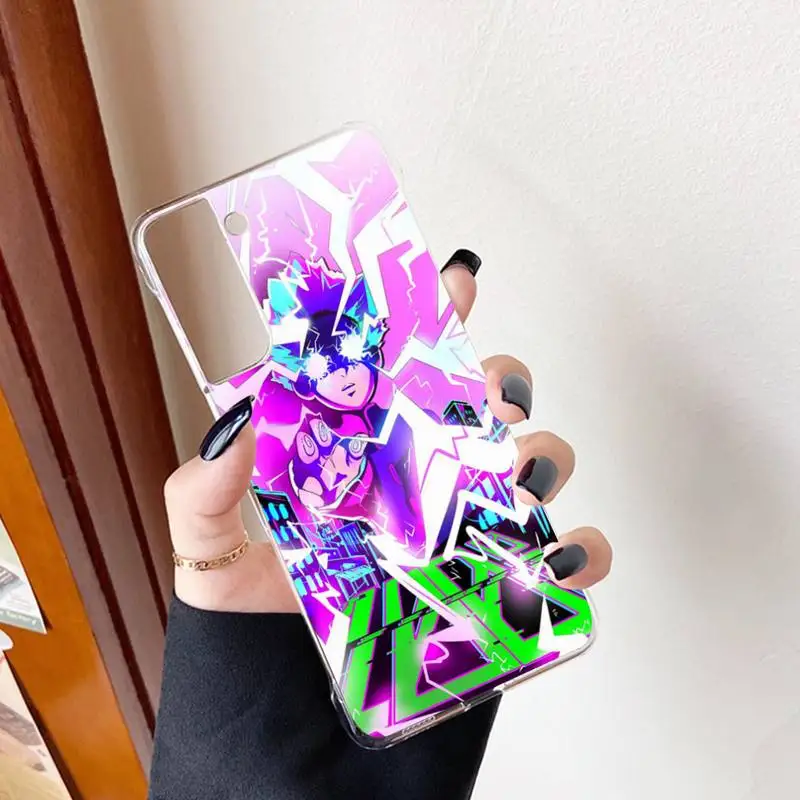 Mob Psycho 100 Phone Case for Samsung S21 A10 for Redmi Note 7 9 for Huawei P30Pro Honor 8X 10i Cover