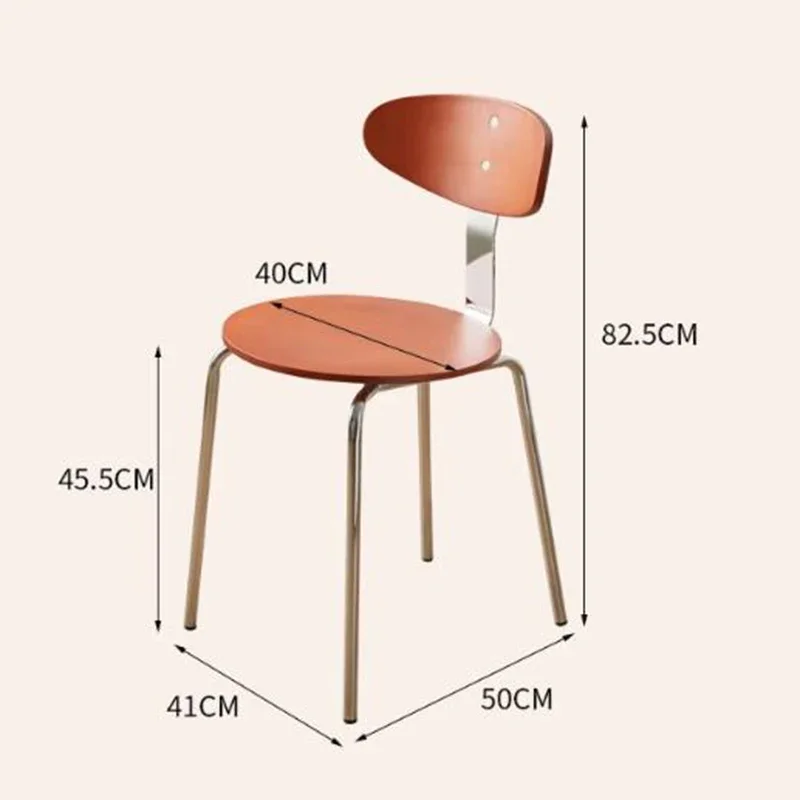 Обеденные стулья в нордическом простом дизайне кухонные современные обеденные
