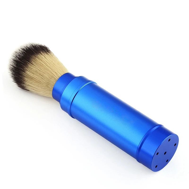 

Metal Handel Badger Hair Aluminium Alloy Handle Travel Shaving Brush For Men Beard Shave Barbershop Brush
