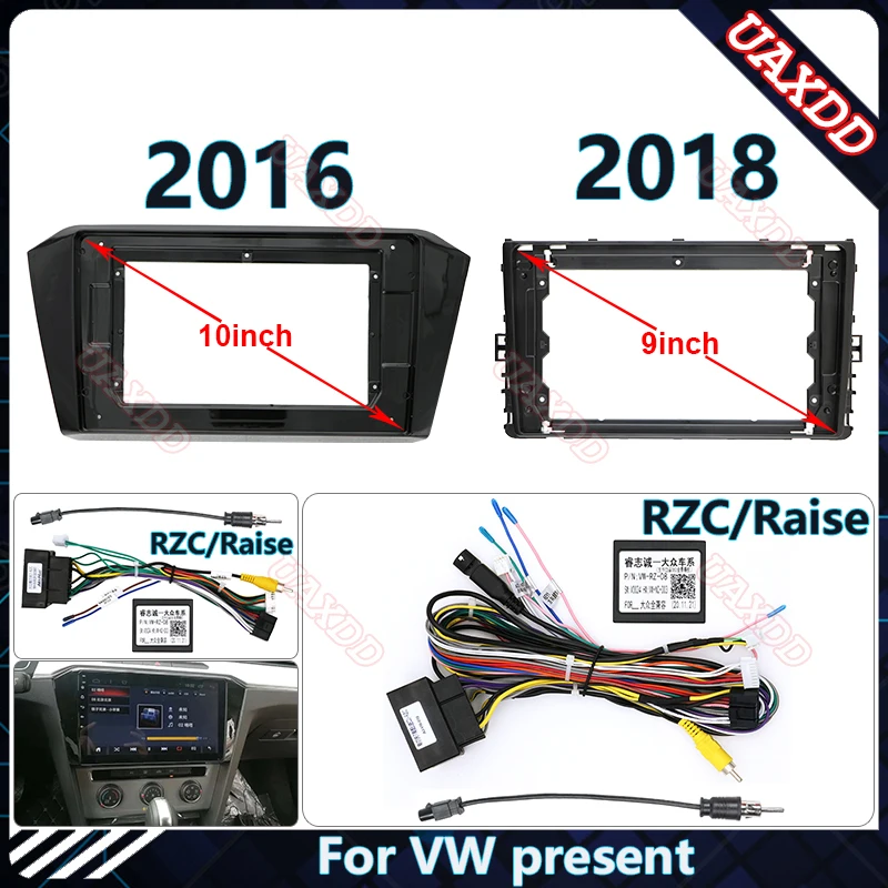 2 Din автомобильный DVD фасция для VW 2015PASSAT B5 B6 B7 B8 MAGOTAN cc Golf Teramont Tiguan видео Аудио стерео панель рамка 9-10,1 дюйма (art.: 3920c6aaa7ee6) - 3920c6aaa7ee6