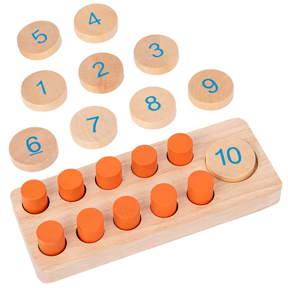 

Counting Toy Kids Educational Toys Montessori Mat Abacus Toddlers 1-3 Stack Math 3-5 Wooden Peg Board Child Activity Center