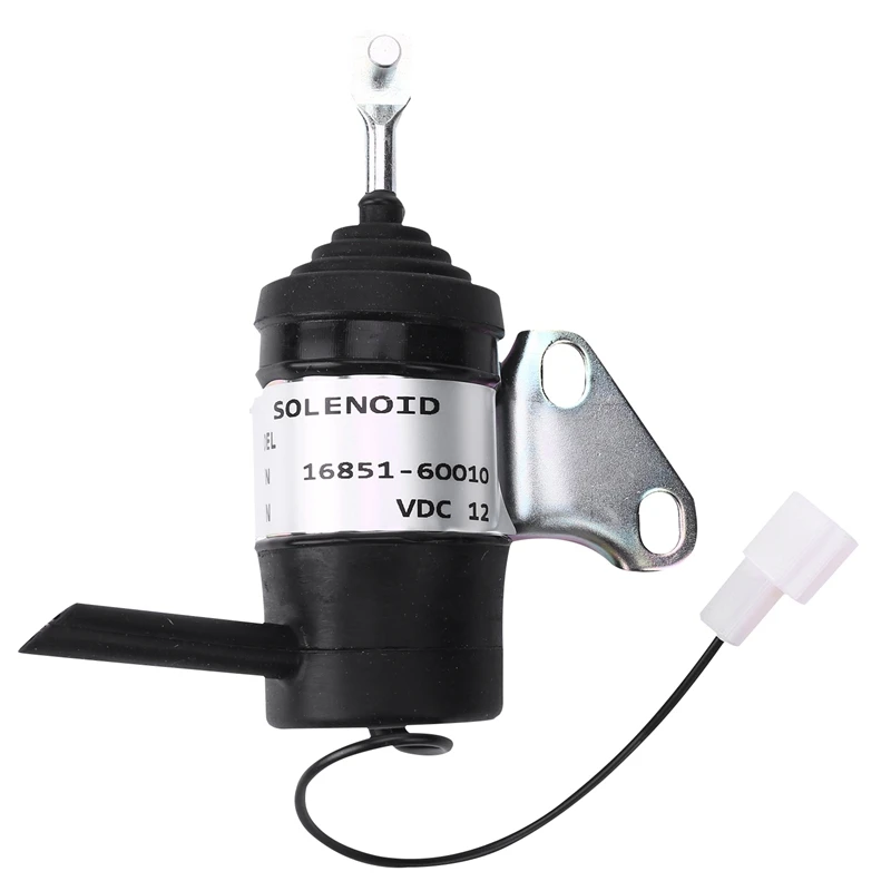 

Новый Электромагнит топливного останова 16851-60014 для косилки Kubota, трактора, экскаватора RTV RTV900