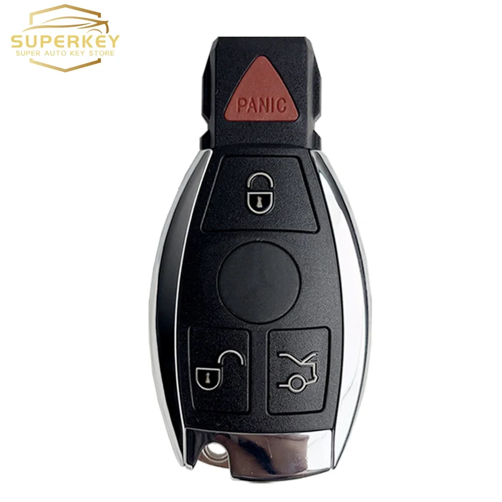 

SUPERKEY для Mercedes Benz BGA NEC B C E R S CL GL SL CLK SLK W203 W211 W204 Брелок 2/3/4 кнопки Smart Remote Car Key Shell Case